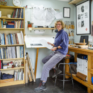 Stone Carving with It's Written In Stone