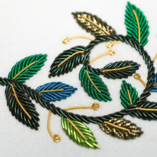 Embroidery Workshop: Spring Leaves Taster