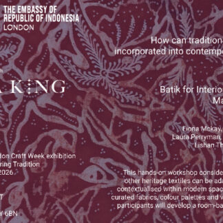 Batik for Interiors Workshop