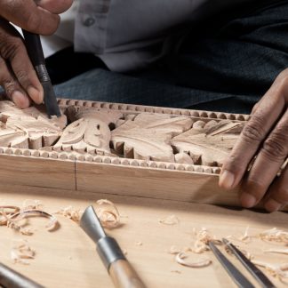 Master Craftsmanship: Hand-Carving and Paint Effects at Chelsea Textiles