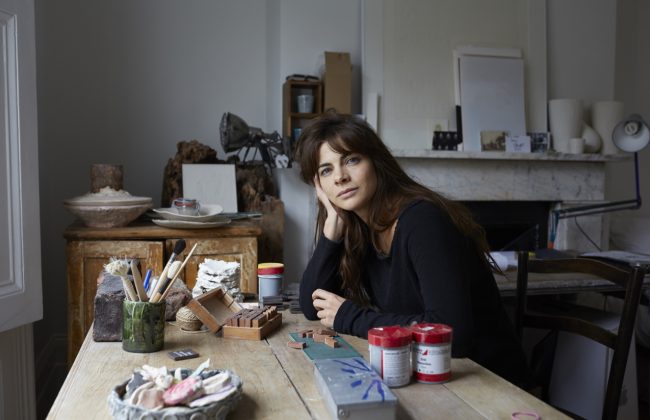 British ceramicist Martha Freud at Claridge's ArtSpace Café