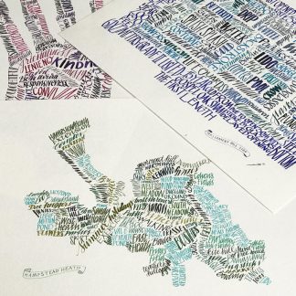 Create Your Own Word Map with Christine Nicholls at London Graphic Centre