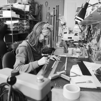 Making Leather Jewellery with Tania Clarke Hall at The Barakat Trust