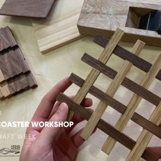 Wooden Coaster Making Workshop