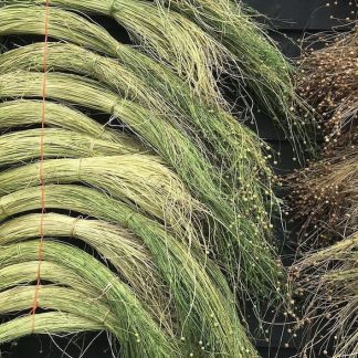 Flax Piece #1: The Process of Making Flax Into Thread