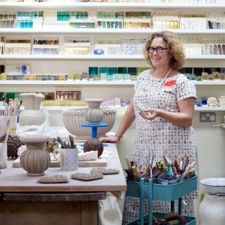 Behind the Scenes of Kate Malone's Glaze Archive