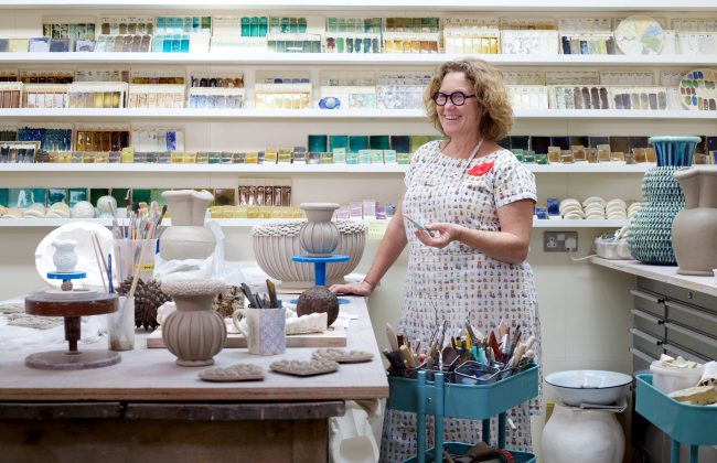 Behind the Scenes of Kate Malone's Glaze Archive